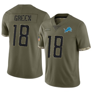 Limited Antoine Green Men's Detroit Lions 2022 Salute To Service Jersey - Olive