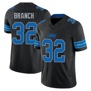 Limited Brian Branch Men's Detroit Lions Alternate Vapor F.U.S.E. 2nd Jersey - Black