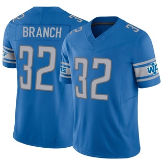 Limited Brian Branch Men's Detroit Lions Vapor F.U.S.E. Jersey - Blue