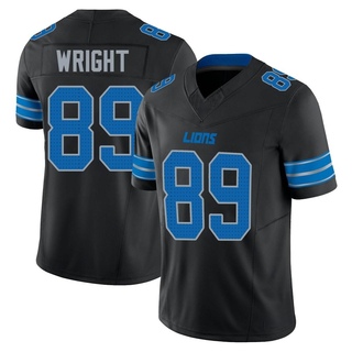 Limited Brock Wright Men's Detroit Lions Alternate Vapor F.U.S.E. 2nd Jersey - Black