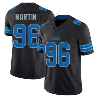 Limited Brodric Martin Men's Detroit Lions Alternate Vapor F.U.S.E. 2nd Jersey - Black