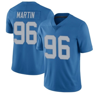 Limited Brodric Martin Men's Detroit Lions Throwback Vapor Untouchable Jersey - Blue