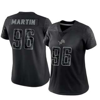 Limited Brodric Martin Women's Detroit Lions Reflective Jersey - Black