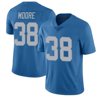 Limited C.J. Moore Men's Detroit Lions Throwback Vapor Untouchable Jersey - Blue