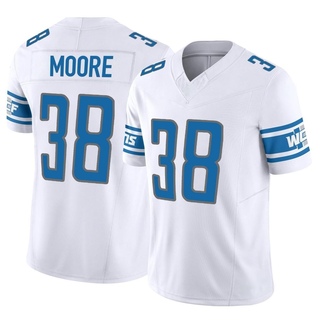 Limited C.J. Moore Men's Detroit Lions Vapor F.U.S.E. Jersey - White