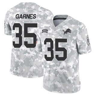 Limited Chelen Garnes Men's Detroit Lions 2024 Salute to Service Jersey - Arctic Camo