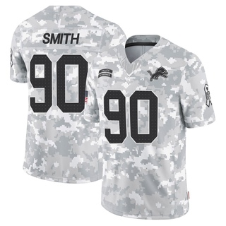 Limited Chris Smith Men's Detroit Lions 2024 Salute to Service Jersey - Arctic Camo