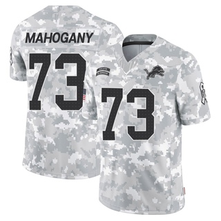 Limited Christian Mahogany Men's Detroit Lions 2024 Salute to Service Jersey - Arctic Camo