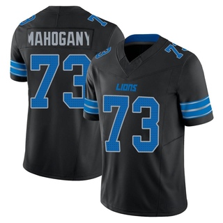 Limited Christian Mahogany Men's Detroit Lions Alternate Vapor F.U.S.E. 2nd Jersey - Black