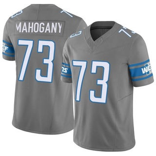 Limited Christian Mahogany Men's Detroit Lions Silver Vapor F.U.S.E. Jersey