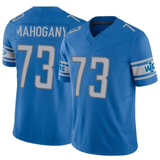 Limited Christian Mahogany Men's Detroit Lions Vapor F.U.S.E. Jersey - Blue