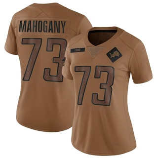 Limited Christian Mahogany Women's Detroit Lions 2023 Salute To Service Jersey - Brown