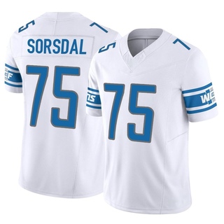 Limited Colby Sorsdal Men's Detroit Lions Vapor F.U.S.E. Jersey - White