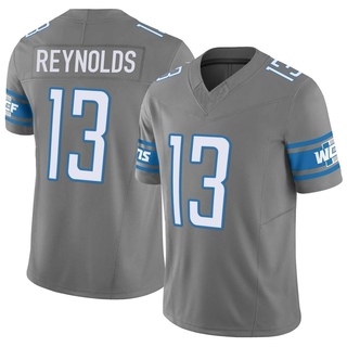 Limited Craig Reynolds Men's Detroit Lions Silver Vapor F.U.S.E. Jersey