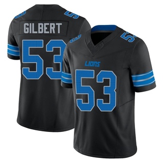 Limited DaRon Gilbert Men's Detroit Lions Alternate Vapor F.U.S.E. 2nd Jersey - Black