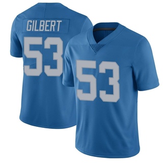 Limited DaRon Gilbert Men's Detroit Lions Throwback Vapor Untouchable Jersey - Blue