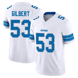 Limited DaRon Gilbert Men's Detroit Lions Vapor F.U.S.E. 2nd Jersey - White