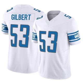 Limited DaRon Gilbert Men's Detroit Lions Vapor F.U.S.E. Jersey - White