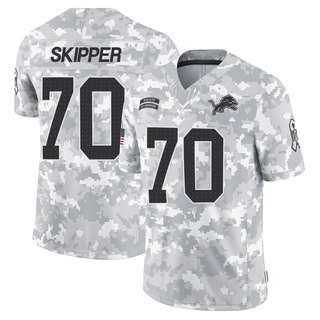 Limited Dan Skipper Men's Detroit Lions 2024 Salute to Service Jersey - Arctic Camo