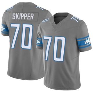 Limited Dan Skipper Youth Detroit Lions Silver Vapor F.U.S.E. Jersey