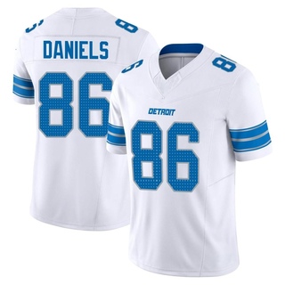 Limited Darrell Daniels Men's Detroit Lions Vapor F.U.S.E. 2nd Jersey - White