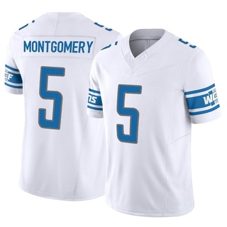 Limited David Montgomery Men's Detroit Lions Vapor F.U.S.E. Jersey - White