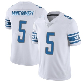 Limited David Montgomery Men's Detroit Lions Vapor Untouchable Jersey - White