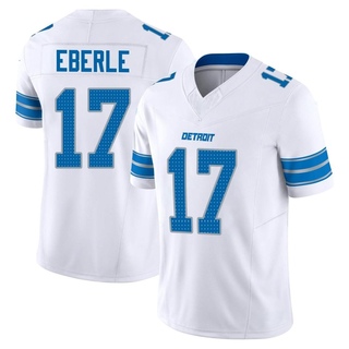 Limited Dominik Eberle Men's Detroit Lions Vapor F.U.S.E. 2nd Jersey - White