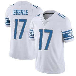 Limited Dominik Eberle Men's Detroit Lions Vapor Untouchable Jersey - White