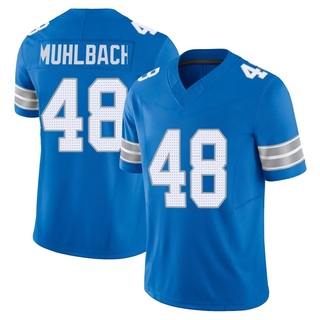 Limited Don Muhlbach Men's Detroit Lions Vapor F.U.S.E. 2nd Jersey - Blue