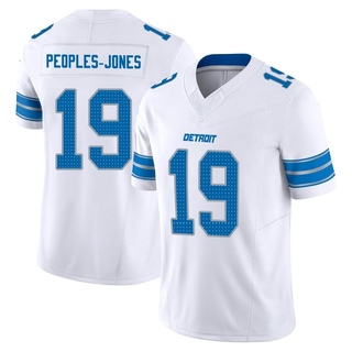 Limited Donovan Peoples-Jones Men's Detroit Lions Vapor F.U.S.E. 2nd Jersey - White