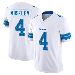 Limited Emmanuel Moseley Men's Detroit Lions Vapor F.U.S.E. 2nd Jersey - White