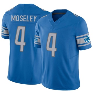 Limited Emmanuel Moseley Men's Detroit Lions Vapor F.U.S.E. Jersey - Blue