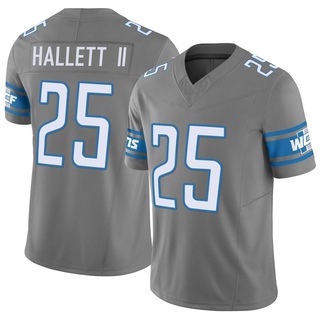 Limited Erick Hallett II Men's Detroit Lions Silver Vapor F.U.S.E. Jersey