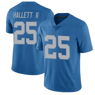 Limited Erick Hallett II Men's Detroit Lions Throwback Vapor Untouchable Jersey - Blue