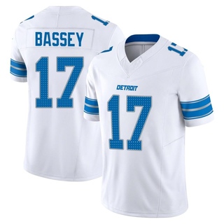 Limited Essang Bassey Men's Detroit Lions Vapor F.U.S.E. 2nd Jersey - White