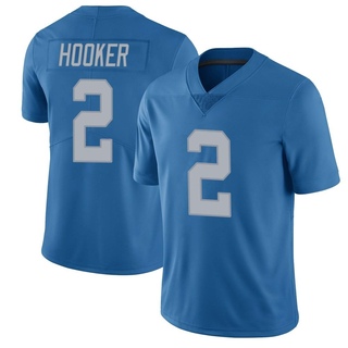 Limited Hendon Hooker Men's Detroit Lions Throwback Vapor Untouchable Jersey - Blue