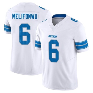 Limited Ifeatu Melifonwu Men's Detroit Lions Vapor F.U.S.E. 2nd Jersey - White