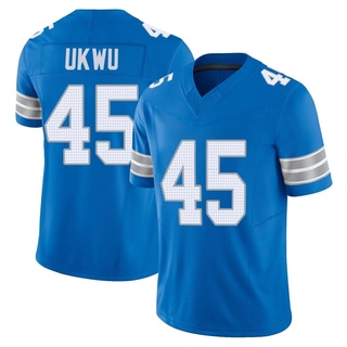 Limited Isaac Ukwu Men's Detroit Lions Vapor F.U.S.E. 2nd Jersey - Blue