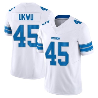 Limited Isaac Ukwu Men's Detroit Lions Vapor F.U.S.E. 2nd Jersey - White