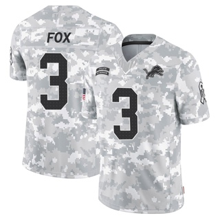 Limited Jack Fox Men's Detroit Lions 2024 Salute to Service Jersey - Arctic Camo