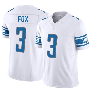 Limited Jack Fox Men's Detroit Lions Vapor F.U.S.E. Jersey - White