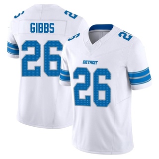 Limited Jahmyr Gibbs Men's Detroit Lions Vapor F.U.S.E. 2nd Jersey - White