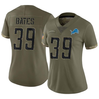 Limited Jake Bates Women's Detroit Lions 2022 Salute To Service Jersey - Olive