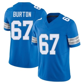 Limited Jake Burton Men's Detroit Lions Vapor F.U.S.E. 2nd Jersey - Blue