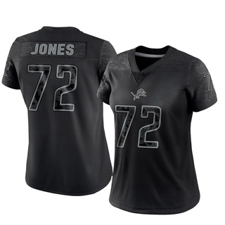 Limited Jamarco Jones Women's Detroit Lions Reflective Jersey - Black