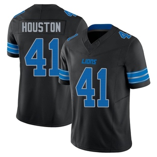 Limited James Houston Men's Detroit Lions Alternate Vapor F.U.S.E. 2nd Jersey - Black