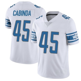 Limited Jason Cabinda Men's Detroit Lions Vapor Untouchable Jersey - White