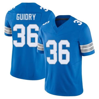 Limited Javelin Guidry Men's Detroit Lions Vapor F.U.S.E. 2nd Jersey - Blue