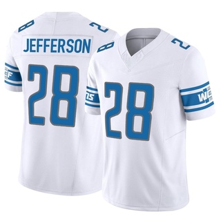 Limited Jermar Jefferson Youth Detroit Lions Vapor F.U.S.E. Jersey - White